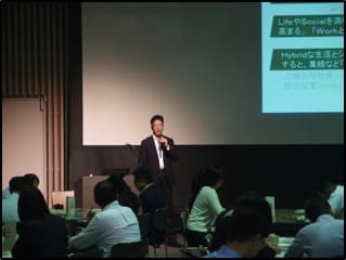 川島高之氏の講演の様子